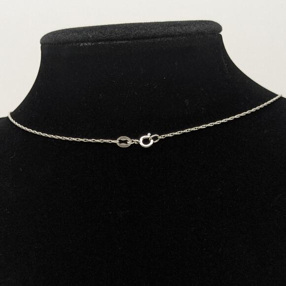 James Avery Ornate Open Heart Pendant Necklace Rope Chain 22.5in Signed RETIRED - Picture 5 of 6